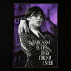 Productafbeelding Wednesday - Sarcasme T-Shirt Zwart