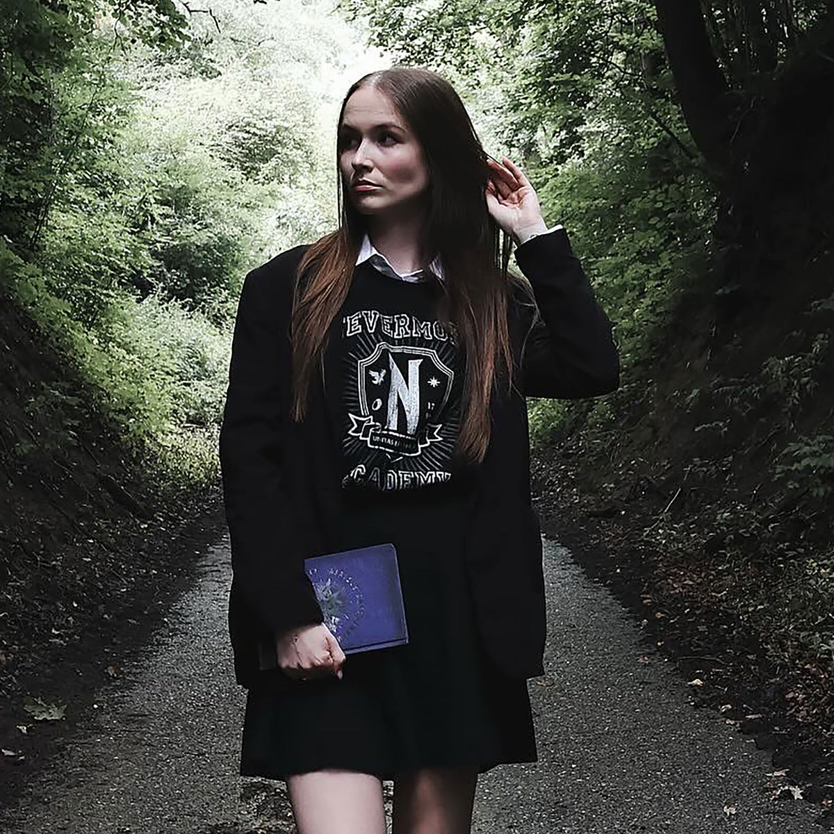 Productafbeelding Wednesday - Nevermore Academy T-shirt zwart