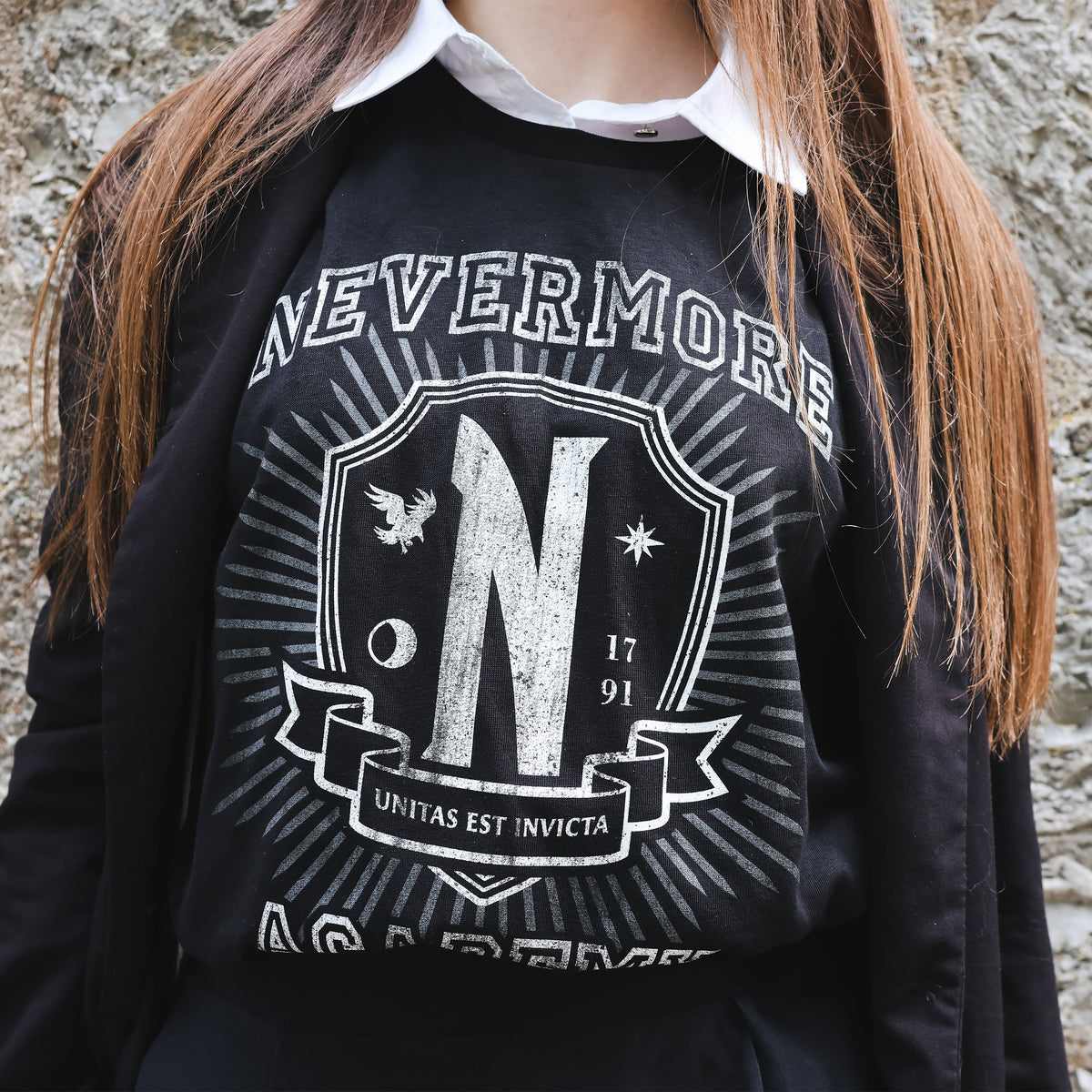 Productafbeelding Wednesday - Nevermore Academy T-shirt zwart