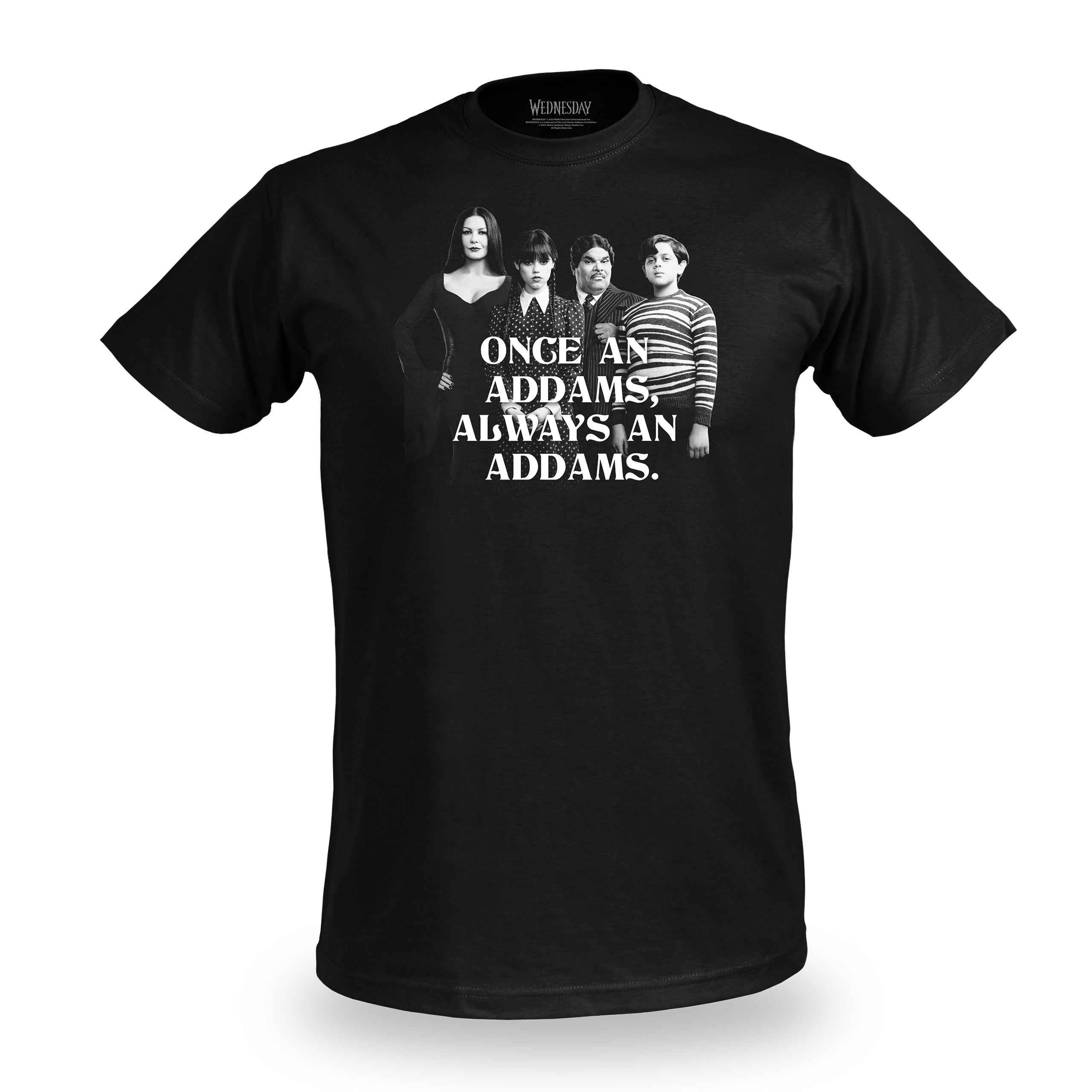 Productafbeelding Wednesday - Addams Family T-Shirt zwart