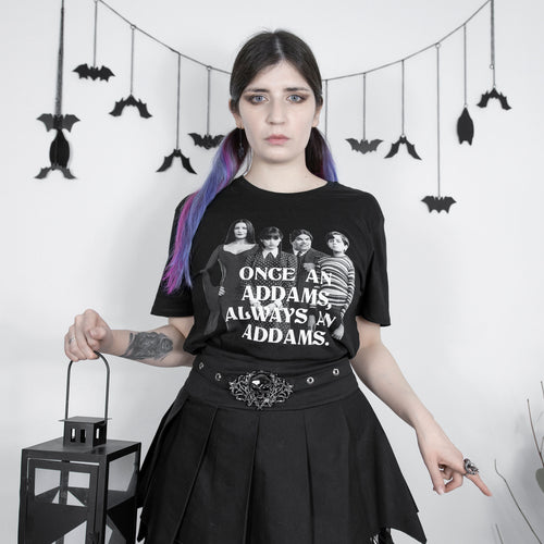 Productafbeelding Wednesday - Addams Family T-Shirt zwart