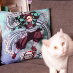 Productafbeelding Demon Slayer - Tanjiro Kamado en Kyojuro Rengoku kussen
