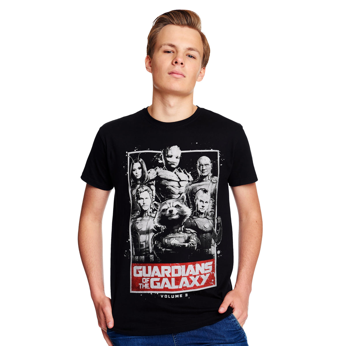 Productafbeelding Guardians of the Galaxy - The Guardians Vol. 3 T-Shirt Zwart
