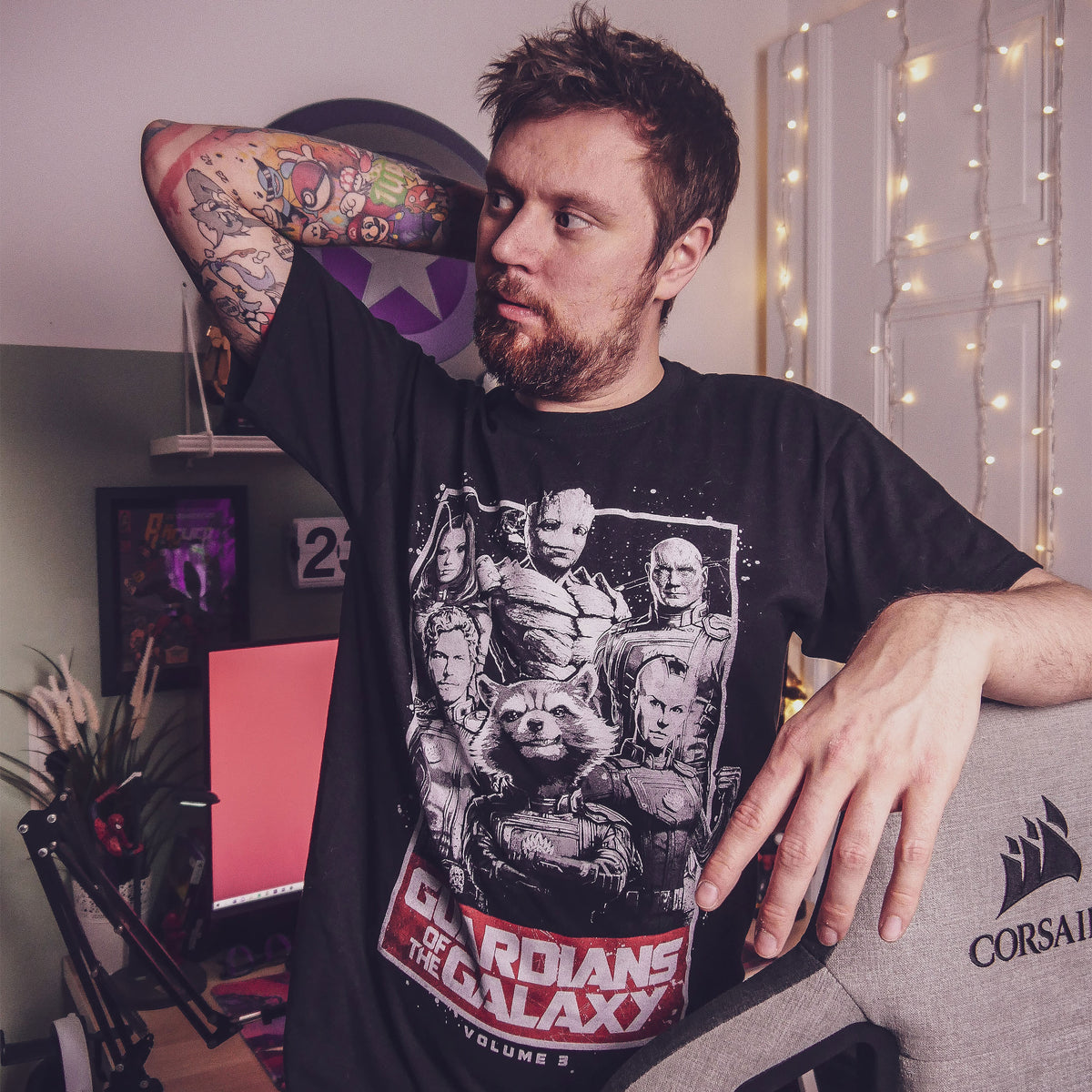 Productafbeelding Guardians of the Galaxy - The Guardians Vol. 3 T-Shirt Zwart