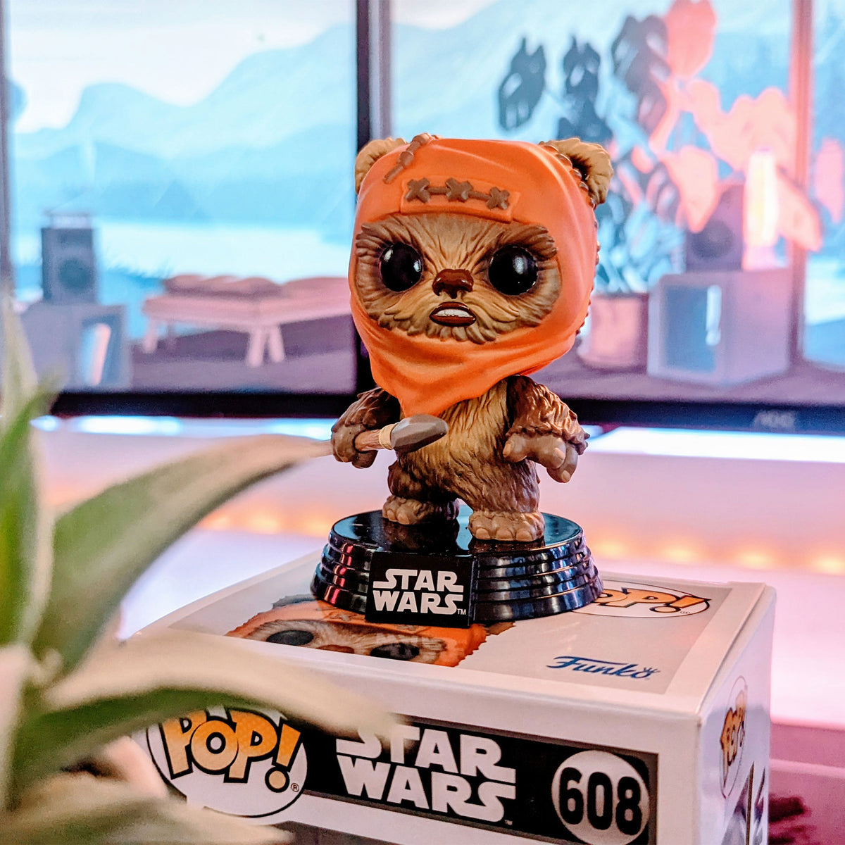 Productafbeelding Star Wars - Wicket 40e verjaardag Funko Pop Bobblehead Figuur
