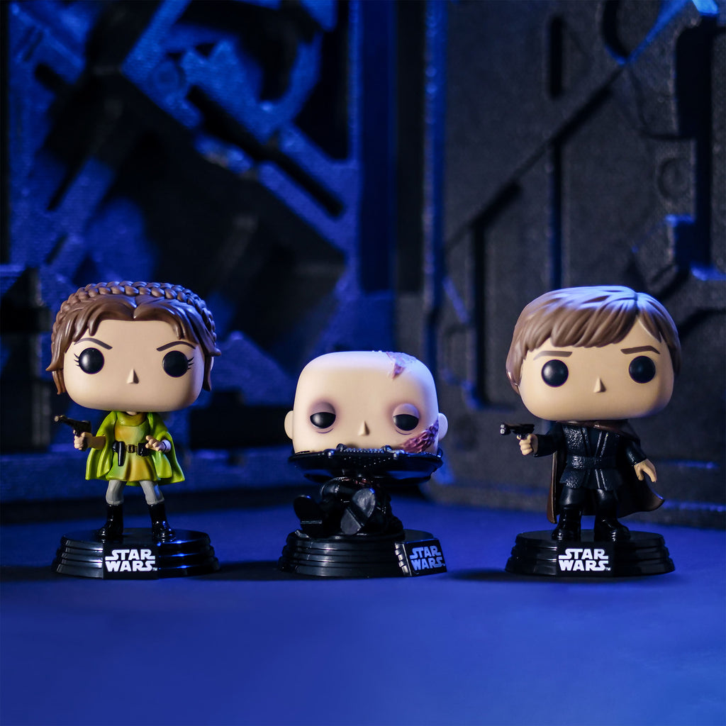 Productafbeelding Star Wars - Darth Vader ongemaskerd 40e verjaardag Funko Pop Bobblehead figuur