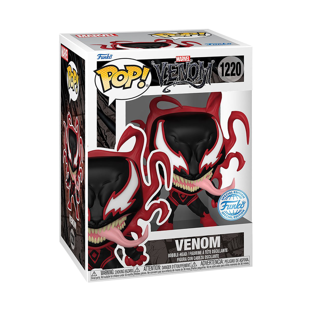 Product image Spider-Man - Miles Morales (Venom/Carnage) Funko Pop Figure with Bobblehead