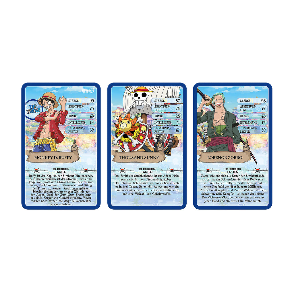 Product image One Piece - Top Trumps Playing Cards