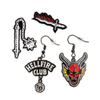 Productafbeelding Stranger Things - Hellfire Club Oorbellen 3-delige Set
