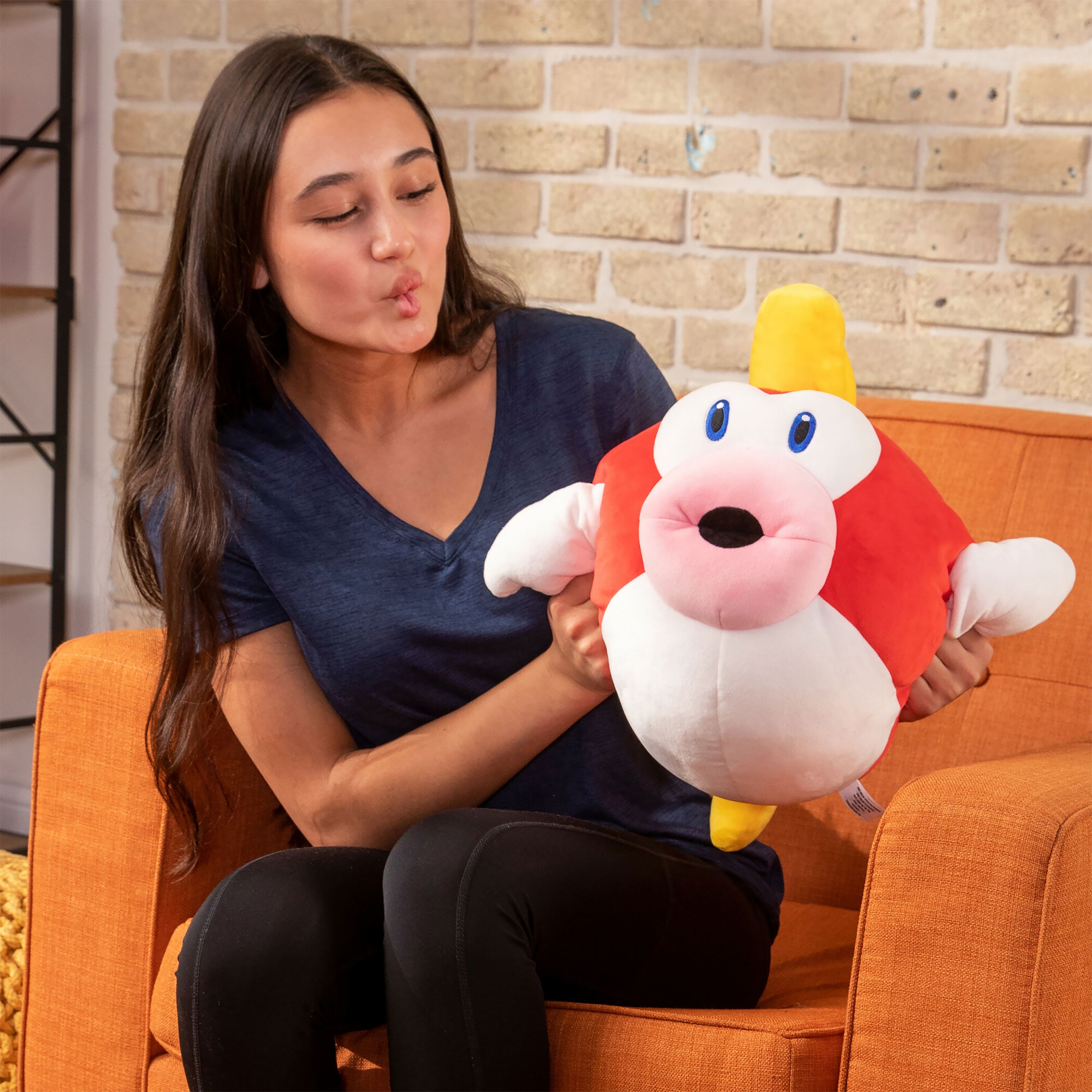 Productafbeelding Super Mario - Cheep Cheep Mocchi-Mocchi Pluche Figuur