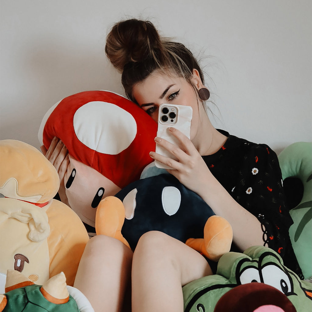 Productafbeelding Super Mario - Bob-omb Mocchi-Mocchi Pluche Figuur