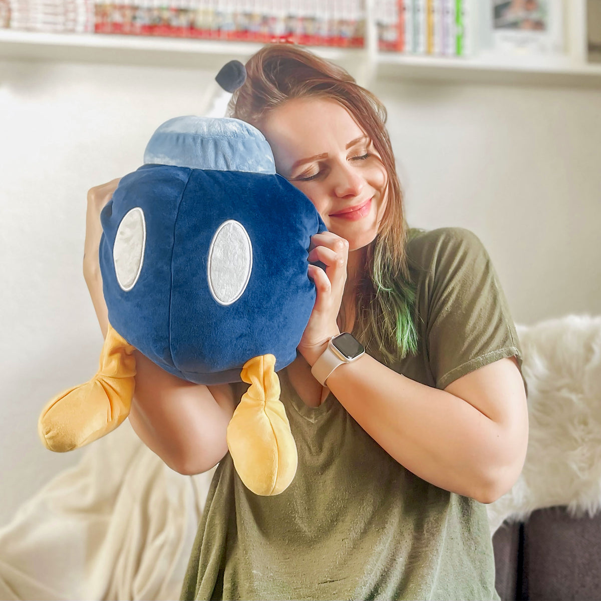 Productafbeelding Super Mario - Bob-omb Mocchi-Mocchi Pluche Figuur