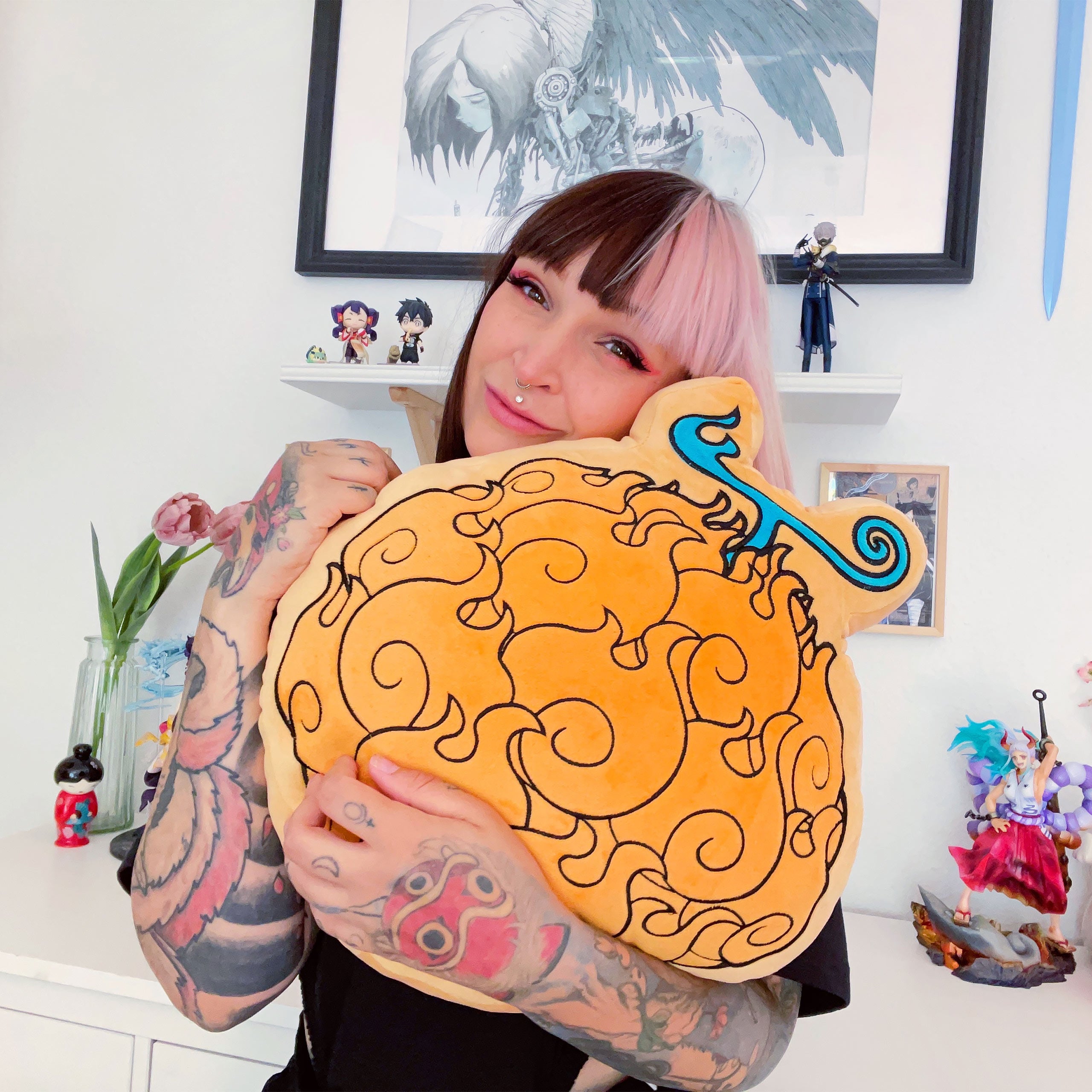Productafbeelding One Piece - Mera Mera Duivelsvrucht Kussen