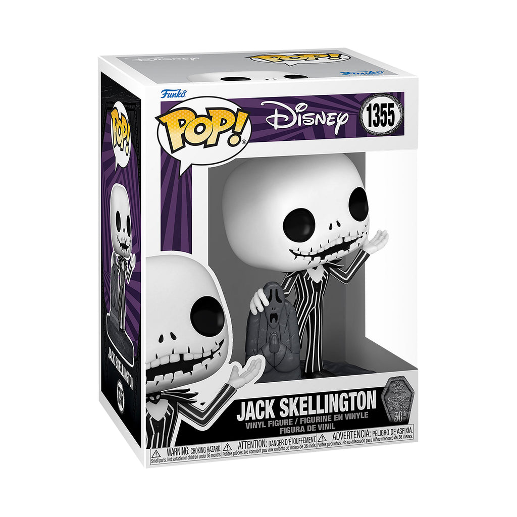 Productafbeelding Nightmare Before Christmas - Jack Skellington met Grafsteen Funko Pop Figuur