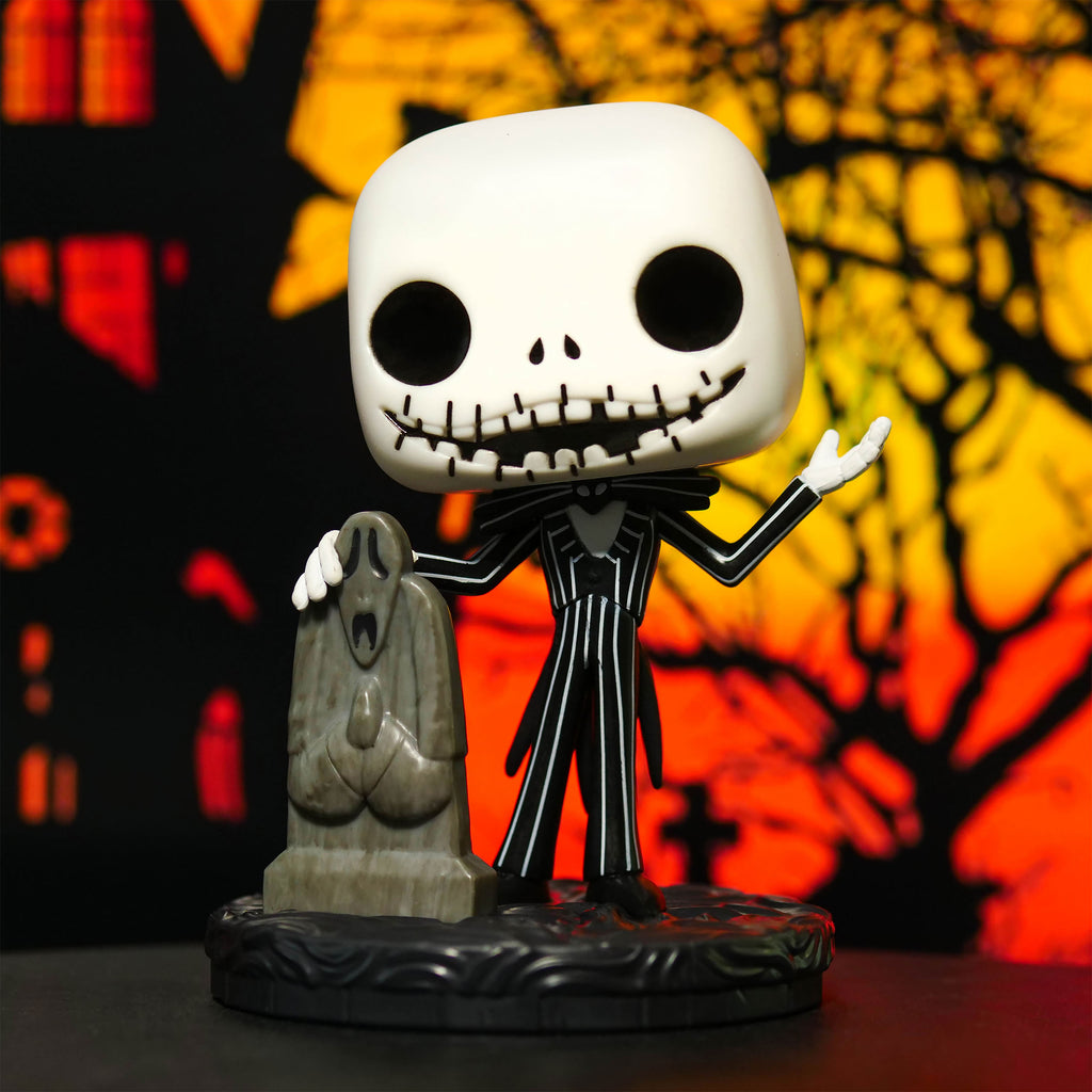 Productafbeelding Nightmare Before Christmas - Jack Skellington met Grafsteen Funko Pop Figuur