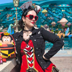 Product image Alice in Wonderland - World Of My Own Denim Jacket Ladies Black