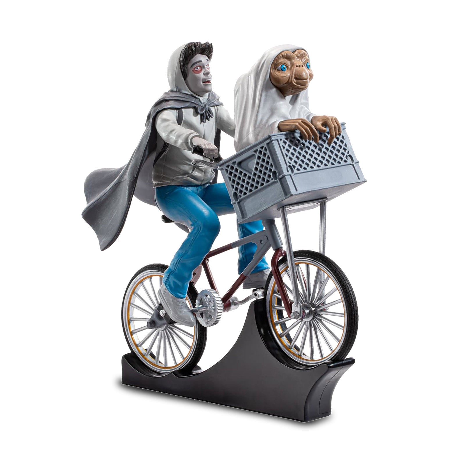 Productafbeelding E.T. - Elliott met fiets op Halloween Diorama Figuur