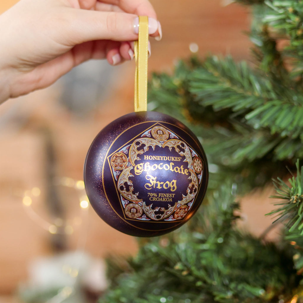 Productafbeelding Harry Potter - Chocolade Kikker Kerstbal met Pins