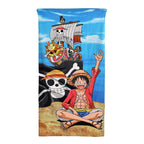 Productafbeelding One Piece - Luffy & Thousand Sunny Strandlaken