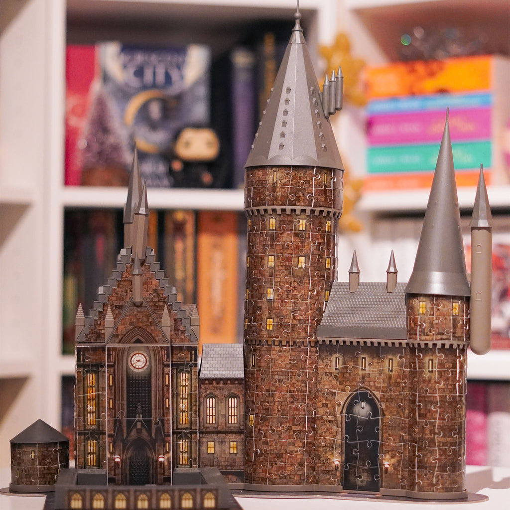 Productafbeelding Zweinstein Kasteel De Grote Zaal 3D Puzzel met Verlichting - Harry Potter