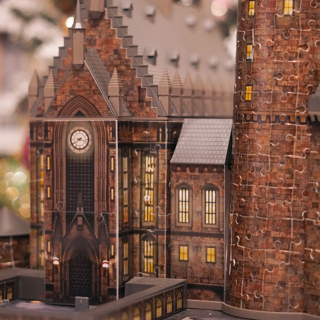 Productafbeelding Zweinstein Kasteel De Grote Zaal 3D Puzzel met Verlichting - Harry Potter