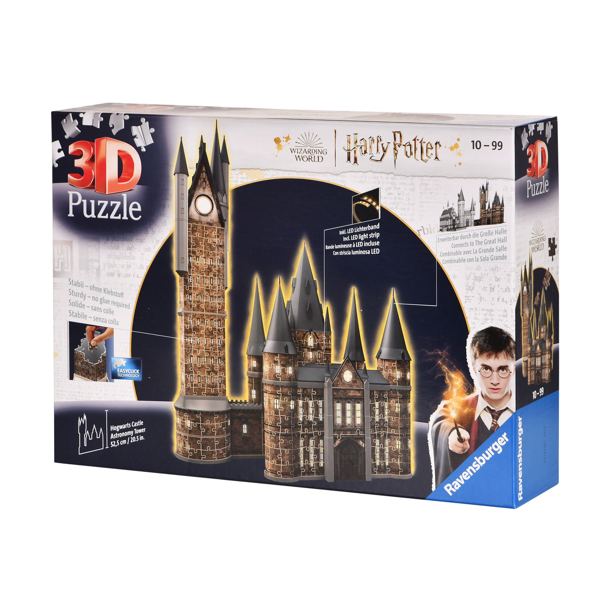 Productafbeelding Zweinstein Kasteel Astronomietoren 3D Puzzel met Verlichting - Harry Potter