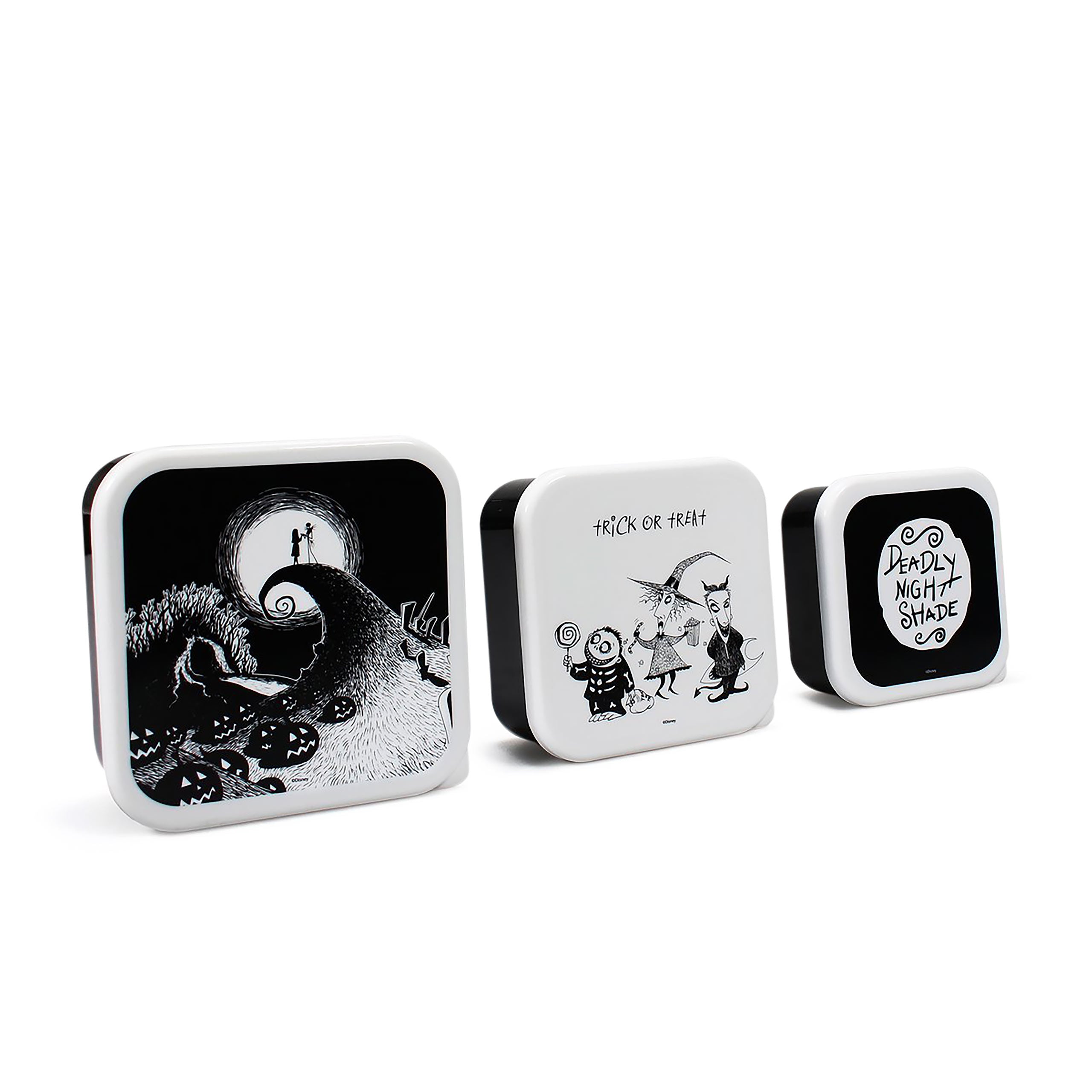 Productafbeelding Nightmare Before Christmas - Dodelijke Schaduw Lunchbox Set van 3