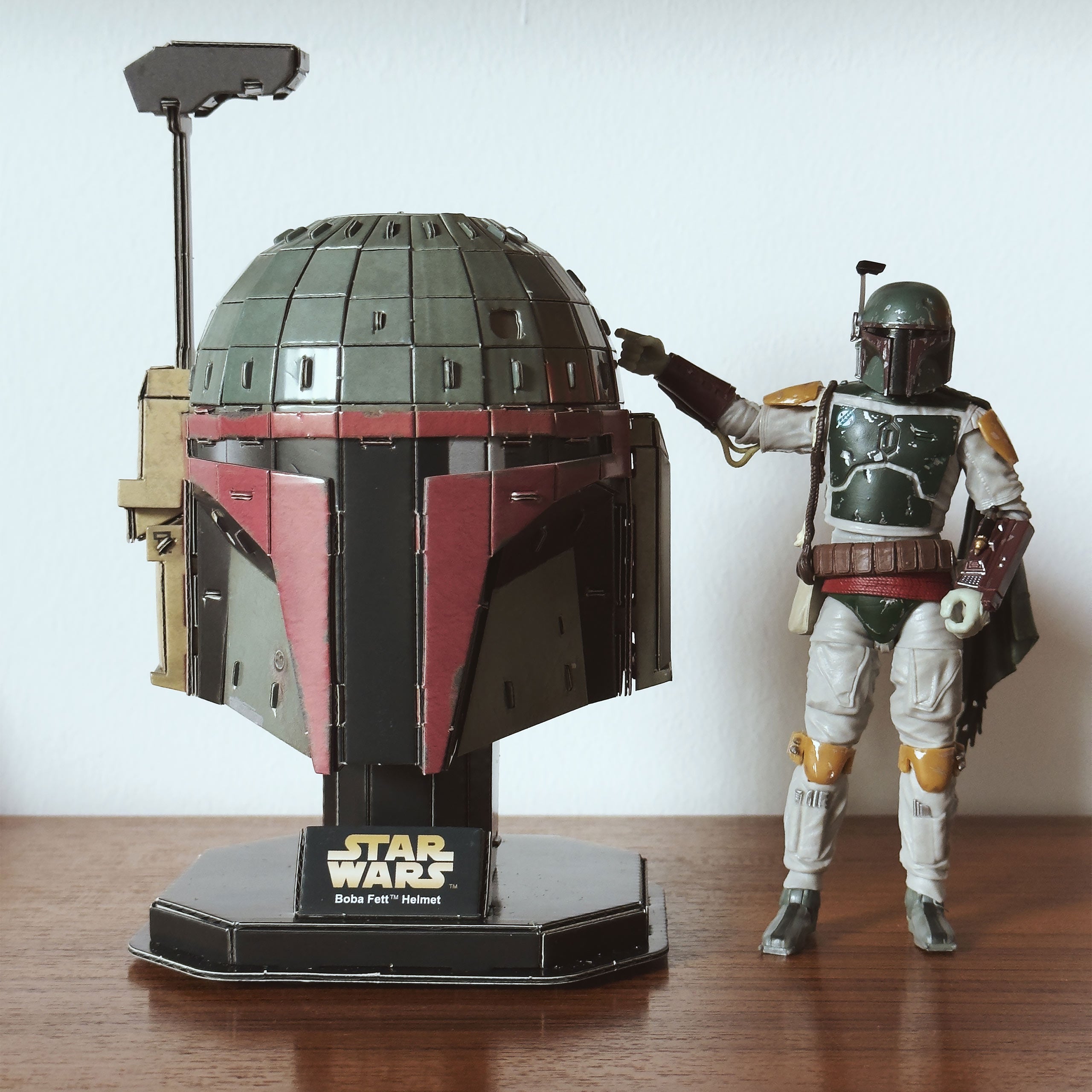 Productafbeelding Boba Fett Helm 4D Bouwmodel Kit - Star Wars