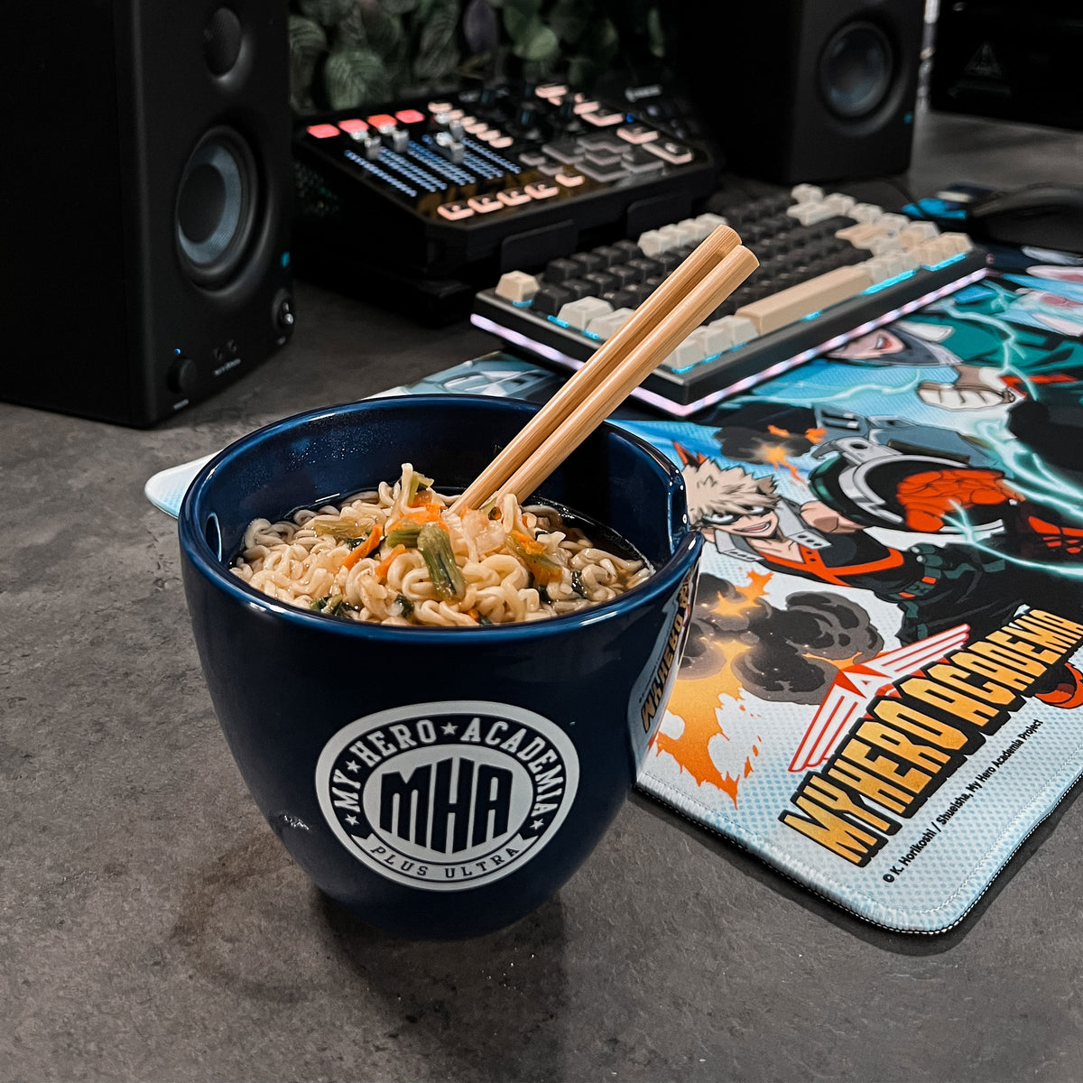 Productafbeelding My Hero Academia - UA Uniform Ramen Kom met Eetstokjes