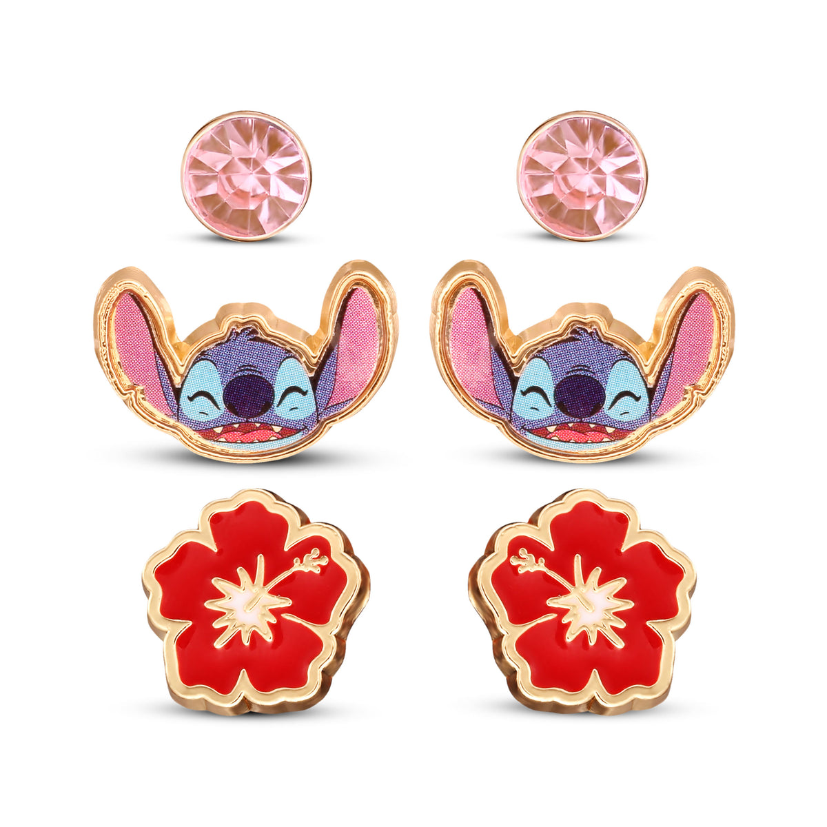 Productafbeelding Lilo & Stitch - Set van 3 Oorstekers