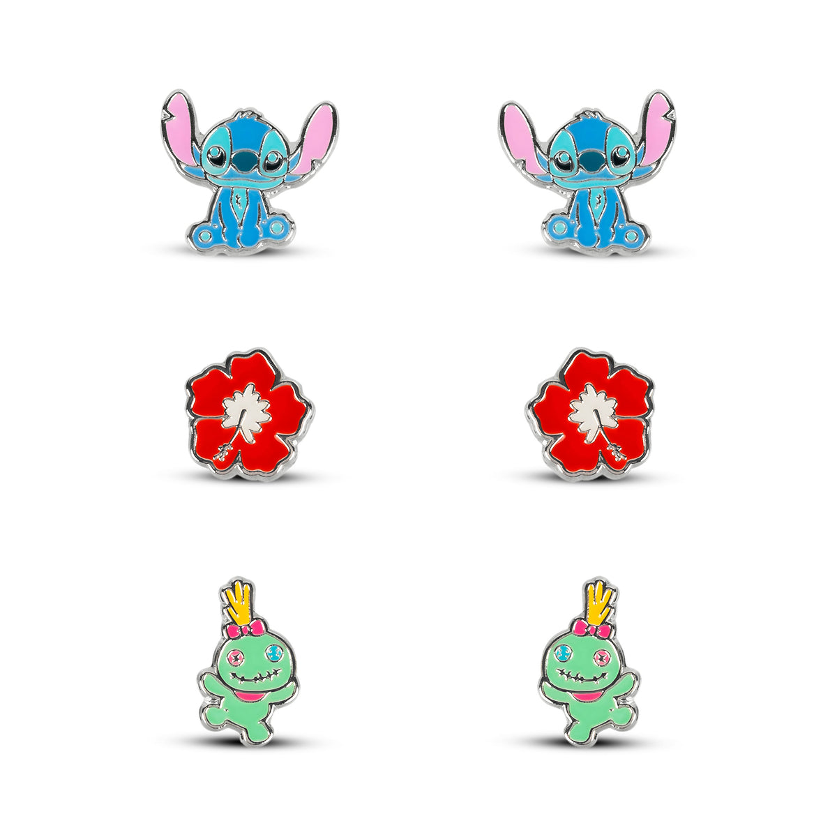 Productafbeelding Lilo & Stitch - Oorbellen 3-delige set in geschenkdoos