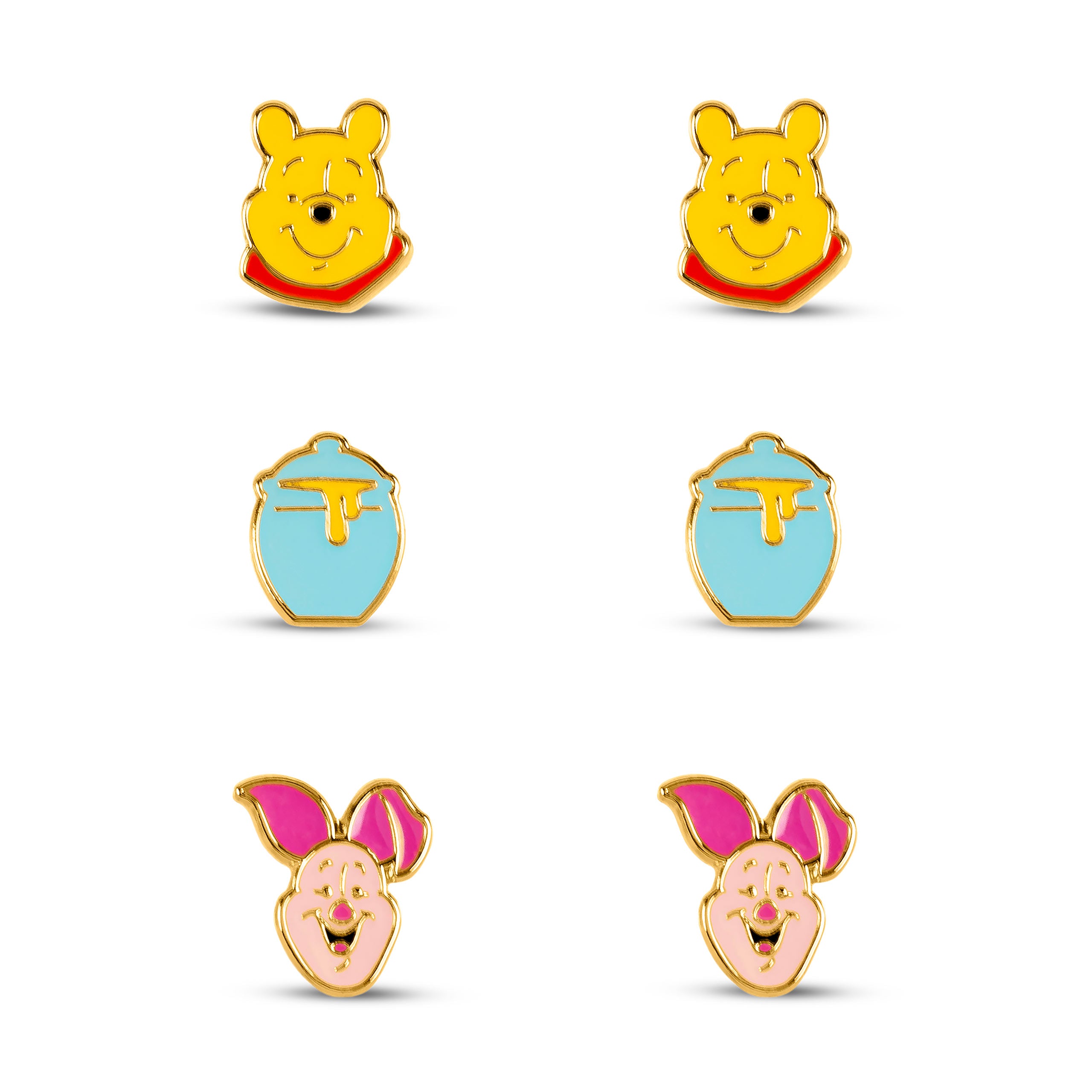 Product image Winnie the Pooh - Set of 3 Stud Earrings in Gift Box