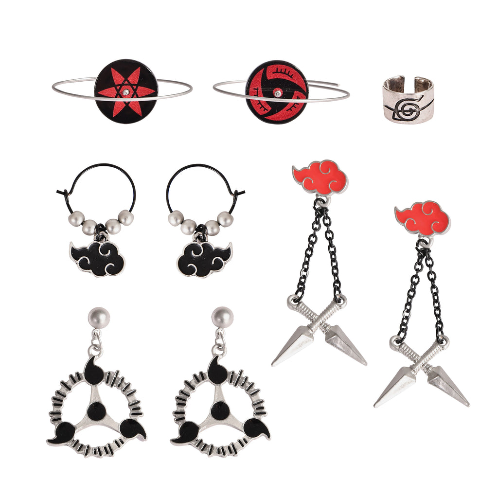 Productafbeelding Naruto Shippuden - Icons Oorbellen 4-delig set