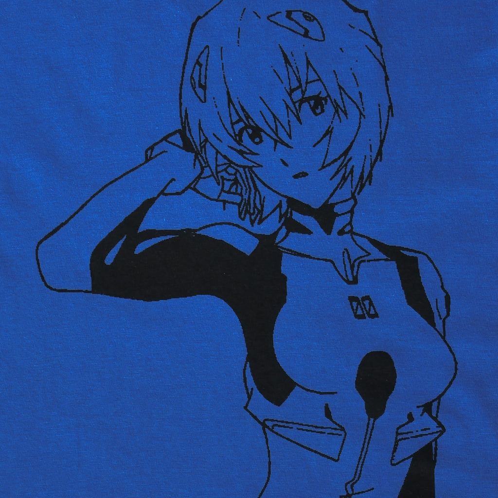 Productafbeelding Evangelion - Rei Ayanami T-shirt blauw