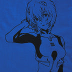 Productafbeelding Evangelion - Rei Ayanami T-shirt blauw