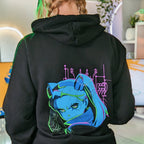 Productafbeelding Cyberpunk Edgerunners - Rebecca Neon Hoodie zwart