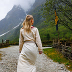 Product image Viking dress Lagertha beige-red