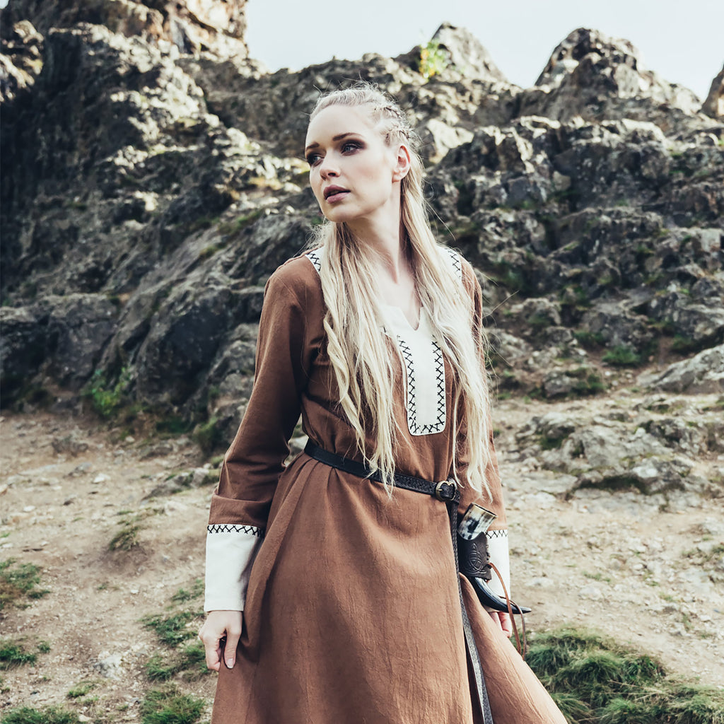 Productafbeelding Middeleeuws Jurk Freya Zand