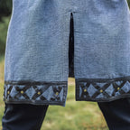 Productafbeelding Middeleeuwse tuniek Erik blauw-grijs
