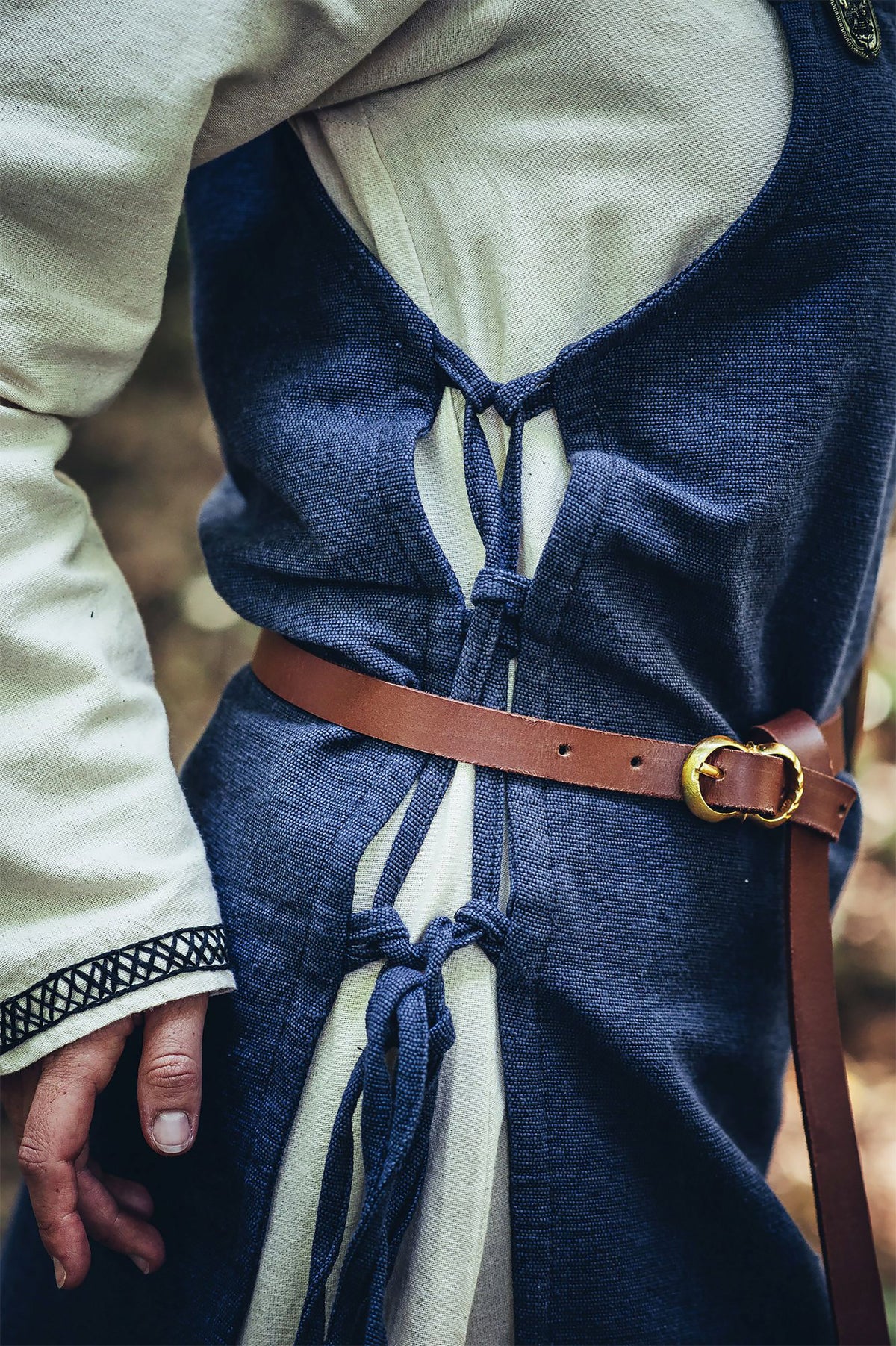 Productafbeelding Middeleeuwse Overjurk Aleiga Blauw