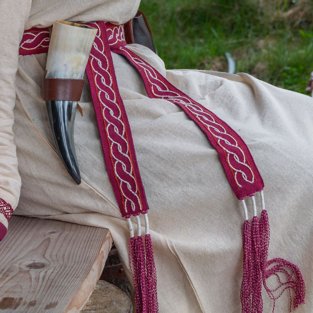 Productafbeelding Middeleeuwse riem Elina rood