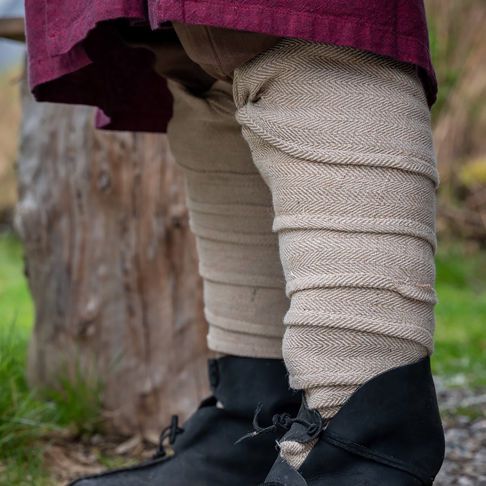 Productafbeelding Middeleeuwse Beenwikkels Jannik Beige