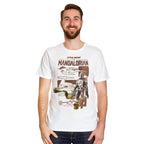 Productafbeelding Grogu en Mandalorian T-shirt wit - Star Wars The Mandalorian