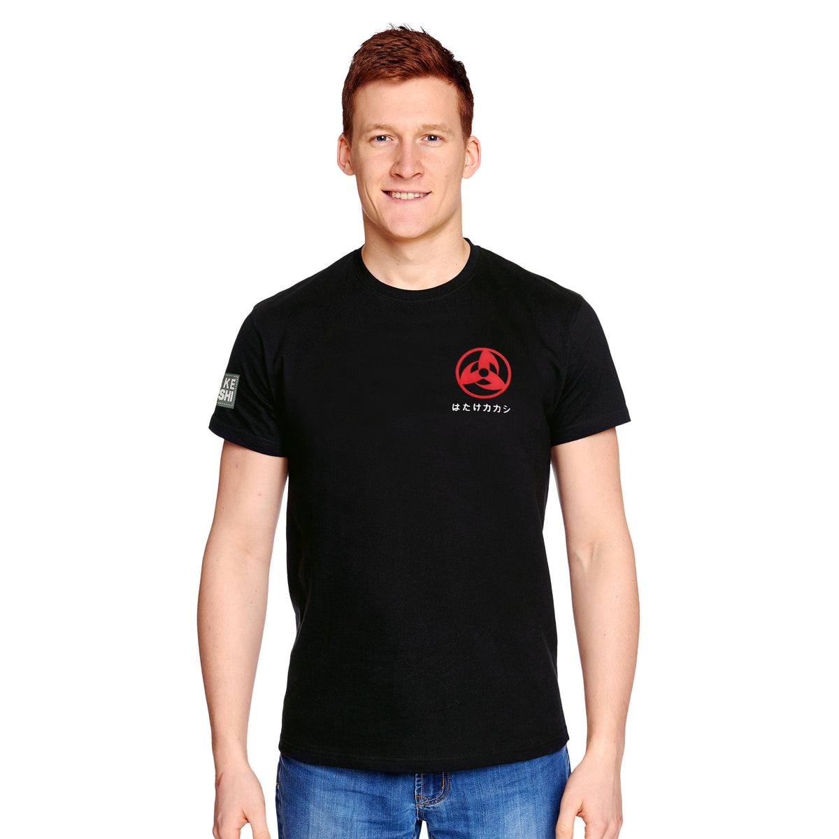 Productafbeelding Naruto - Kakashi Hatake Poster T-Shirt Zwart