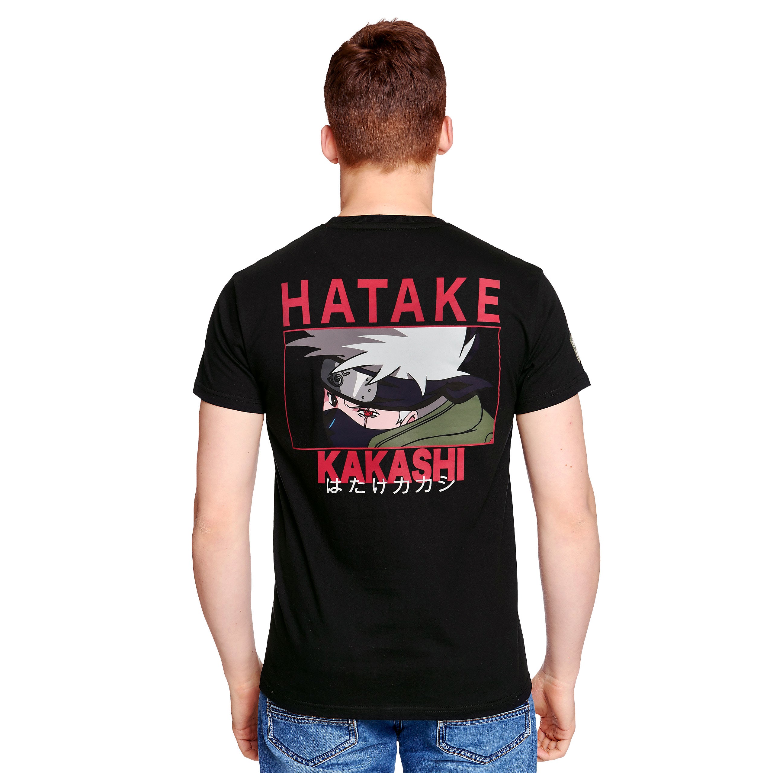 Productafbeelding Naruto - Kakashi Hatake Poster T-Shirt Zwart