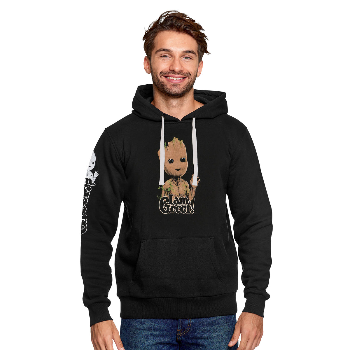 Productafbeelding Guardians of the Galaxy - I Am Groot Hoodie Zwart