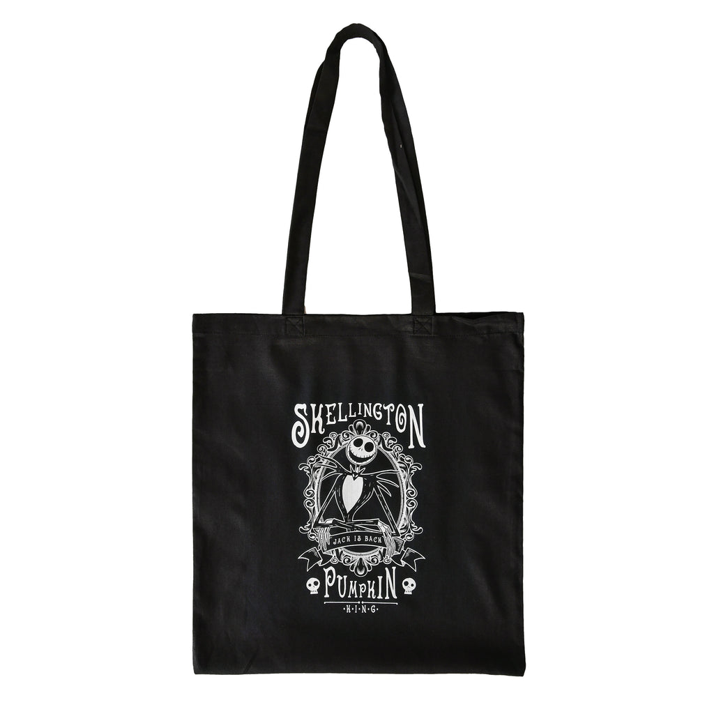 Productafbeelding Nightmare Before Christmas - Skellington Pompoen Jute Tas Zwart