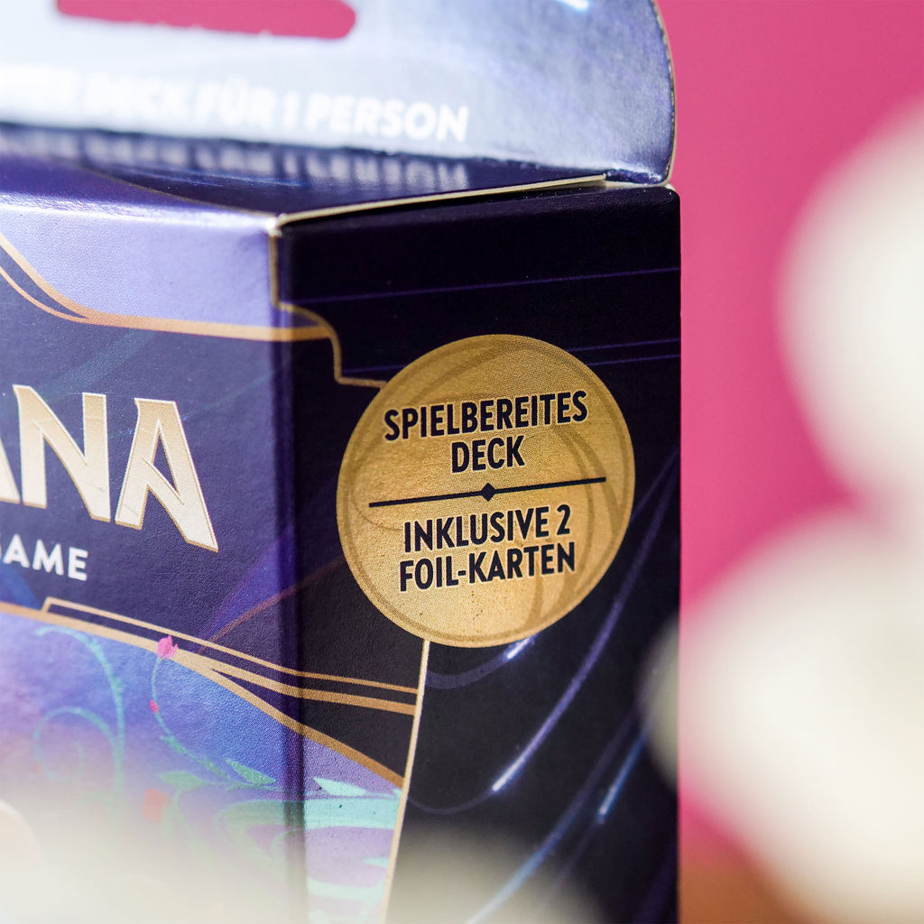Productafbeelding Disney Lorcana Saffier en Staal Starter Set - Het Eerste Hoofdstuk Trading Card Game
