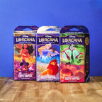Productafbeelding Disney Lorcana Saffier en Staal Starter Set - Het Eerste Hoofdstuk Trading Card Game