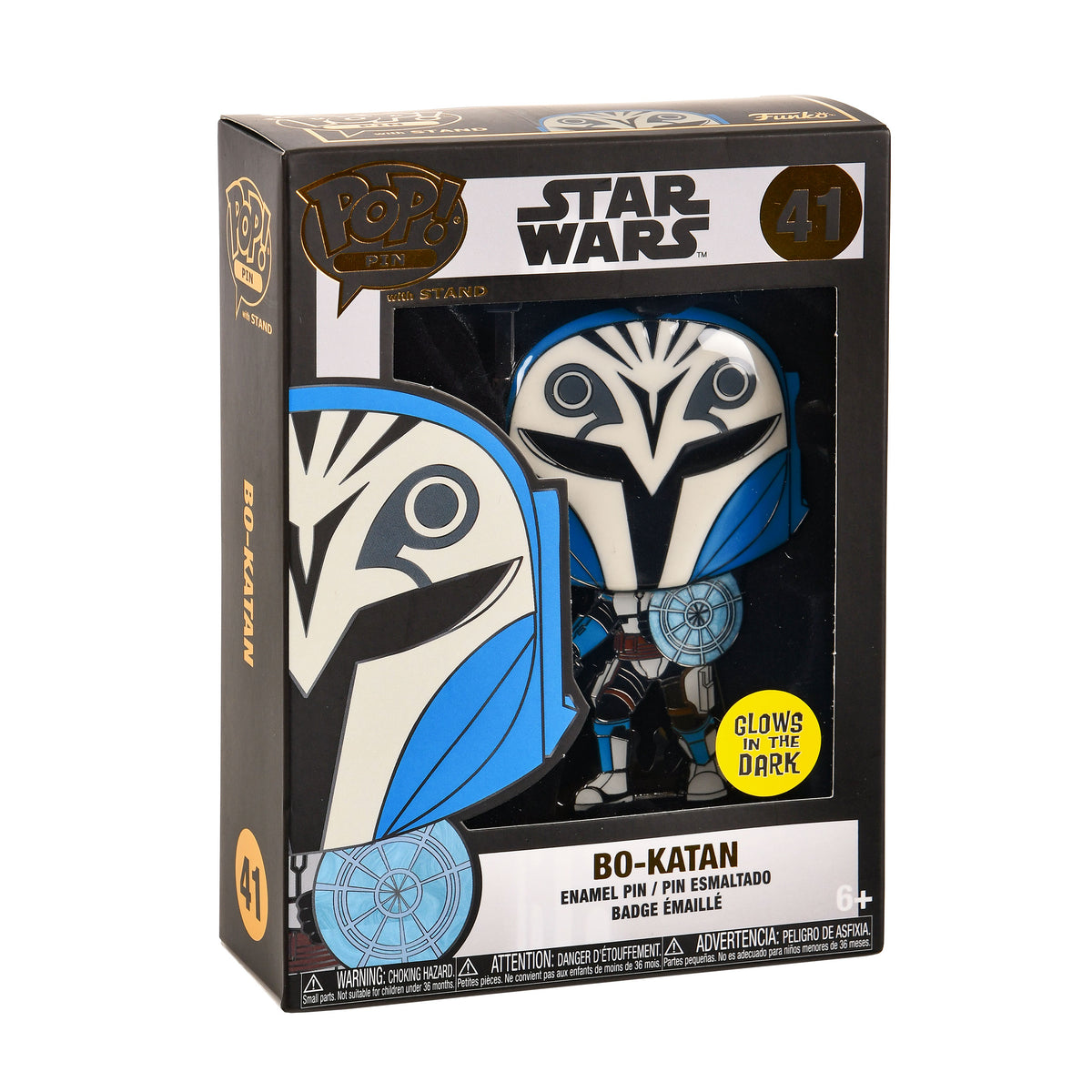 Productafbeelding Star Wars The Clone Wars - Bo-Katan Glow in the Dark Funko Pop Pin 10 cm